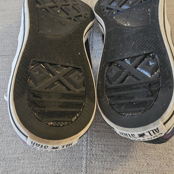 Converse Navy High-Top Sneakers Sz 10 - Picture 9 of 10